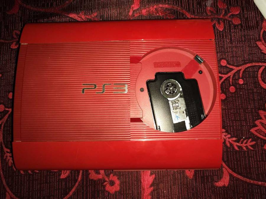 Ps3 console bundle  garnet red Playstation3  500gb