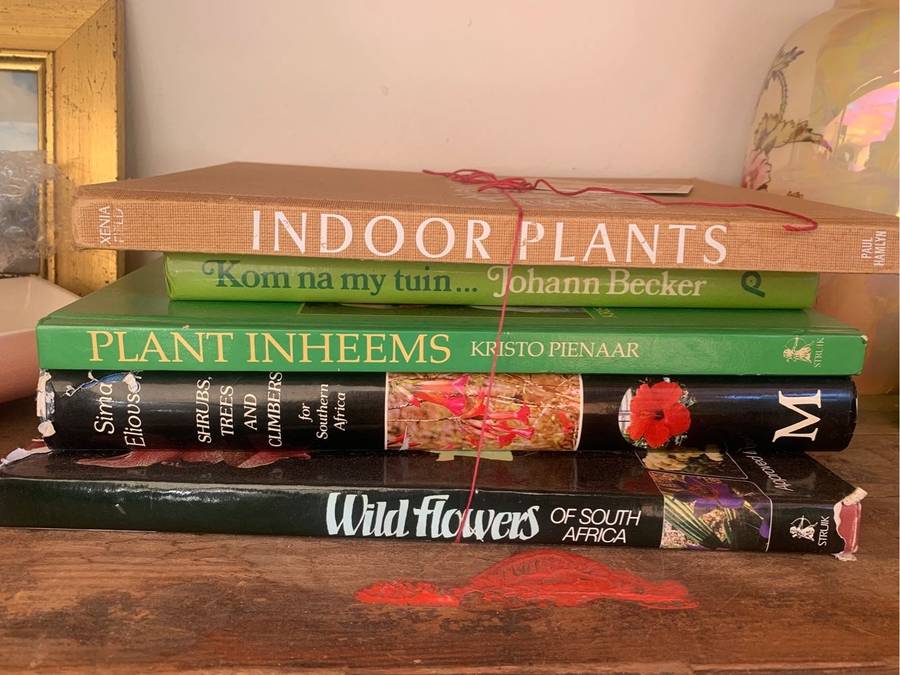 Set of five gardening books for R1!