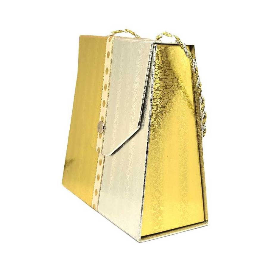 Beautiful gold gift box