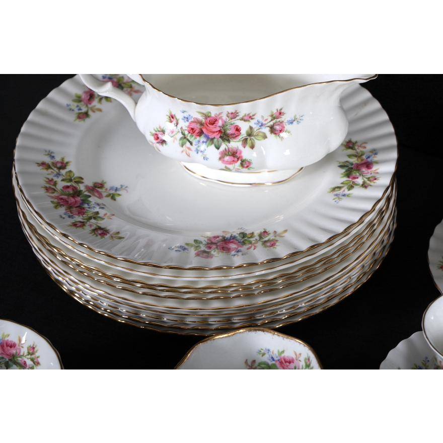 Royal Albert Moss Rose Pattern Service