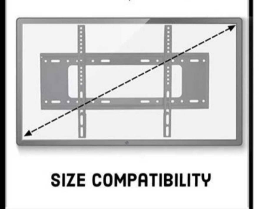 40 - 80inch Easy Install Wall Mount Support Universal Durable TV Bracket ***READ DESCRIPTION***