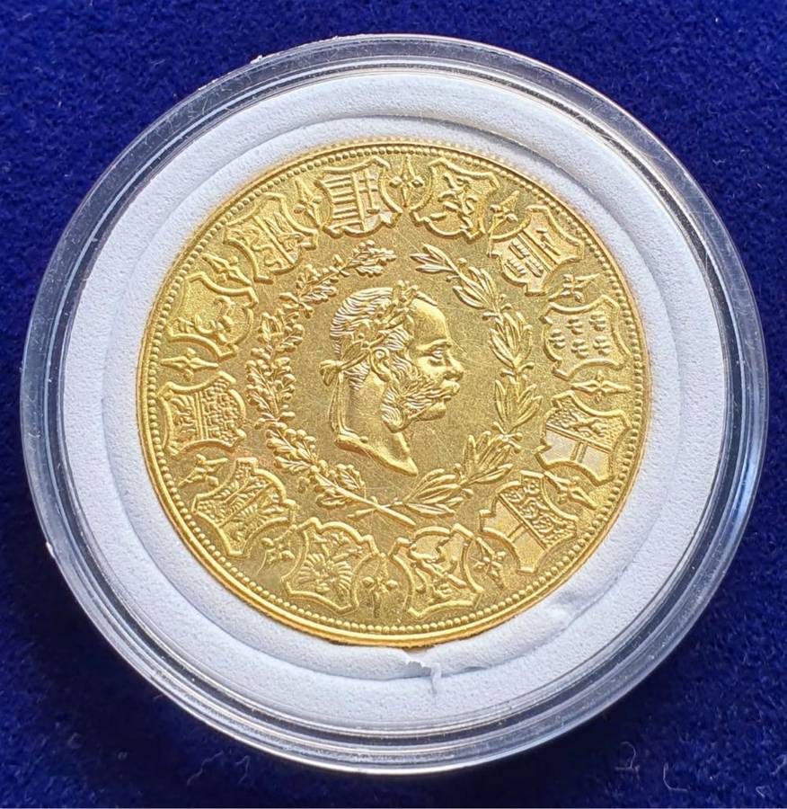 4 Ducats 1873 - Franz Josef I. 1848-1916 - MUST BE A REPLICA EDITION