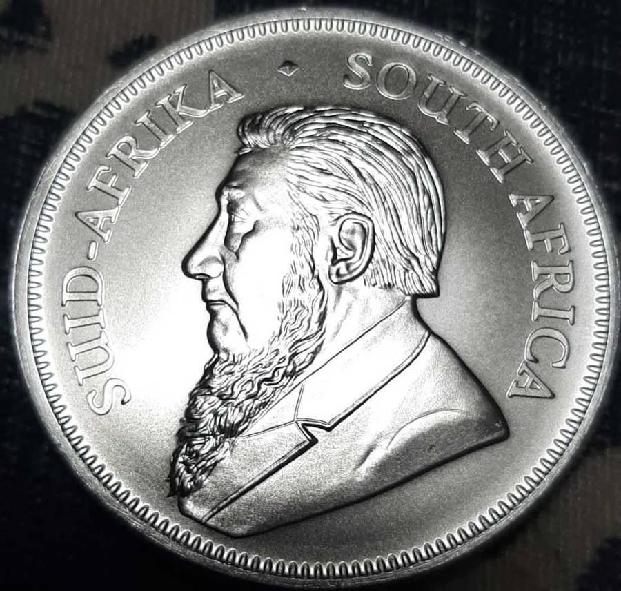 2019 1oz Silver Krugerrand in mint state