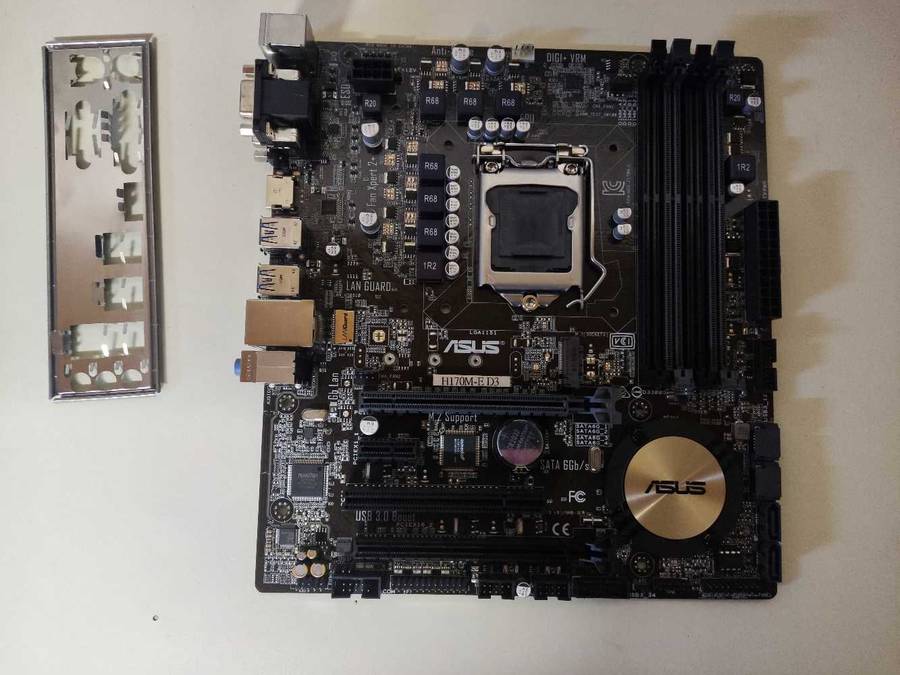 Asus H170M-ED3 Motherboard**Supports 6th gen and 7th gen CPU's**LGA1151**4 ram slots