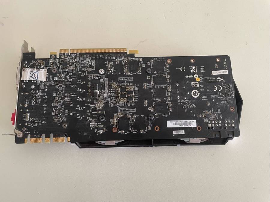MSI GTX970 4GB GDDR5 Graphics Card**Has Issues**For parts or repair