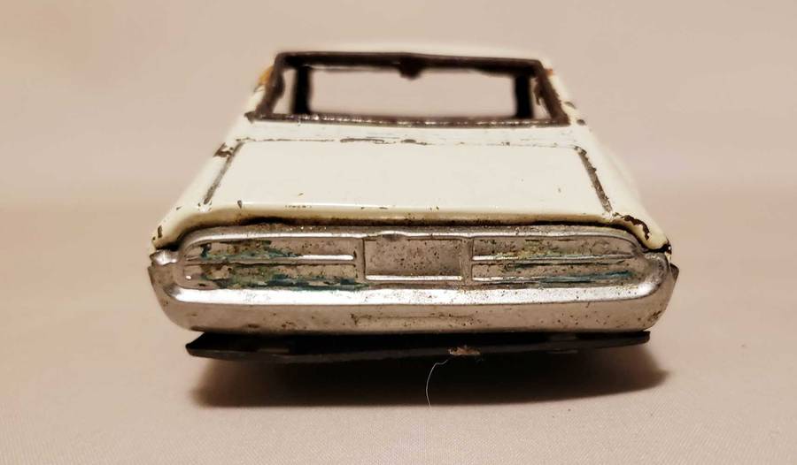 Vintage TIN PLATE Toy Car Ford Tornado