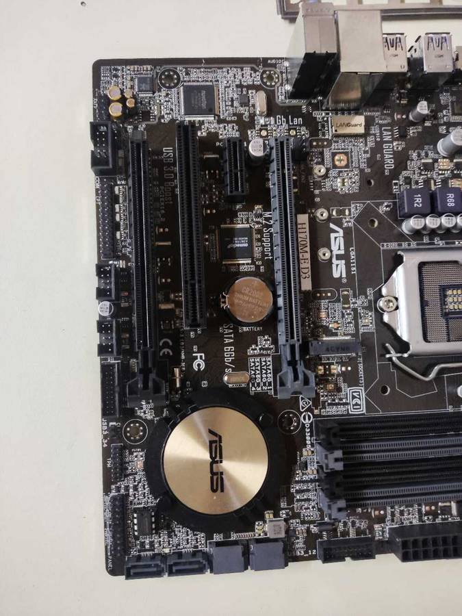 Asus H170M-ED3 Motherboard**Supports 6th gen and 7th gen CPU's**LGA1151**4 ram slots