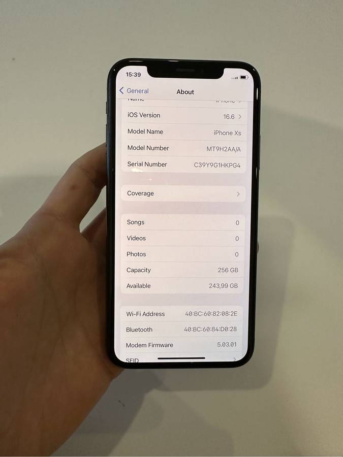 iPhone xS 256gb