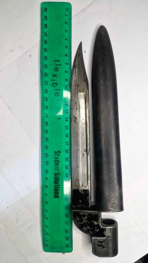 )  Original No 9 Bayonet and Scabbard