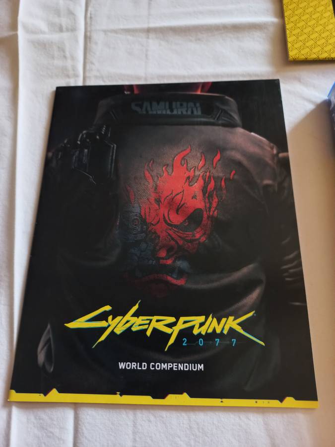 Cyberpunk 2077 + world map + postcards