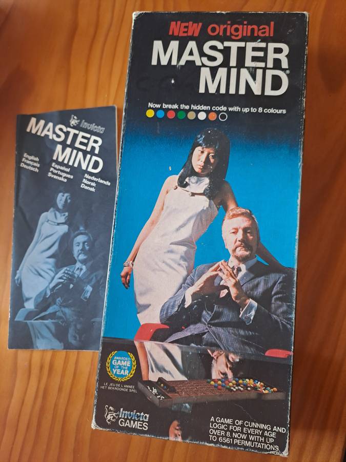 Mastermind - the 1972 original made by Invicta