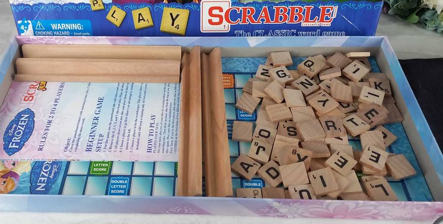 Disney's Frozen Scrabble Board game