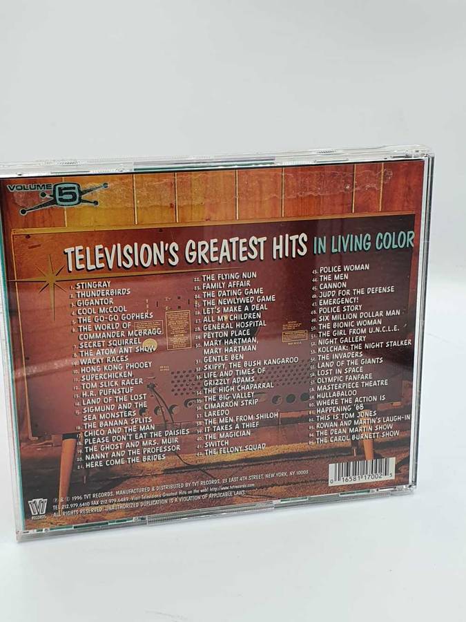 Television's Greatest Hits Volume 5: In Living Color (1996, CD)