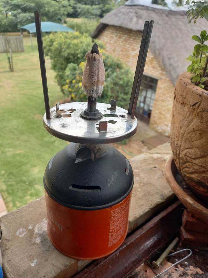 PAIR SMALL GAS LAMPS