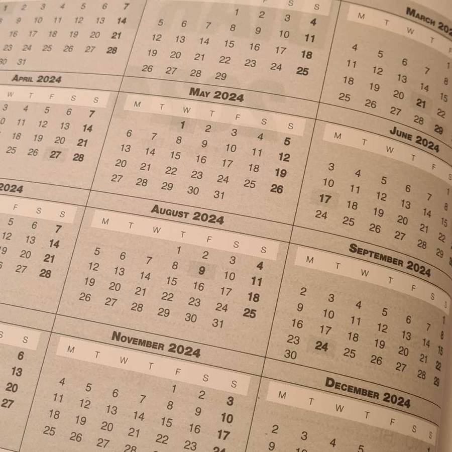 2024 A4 size executive diary