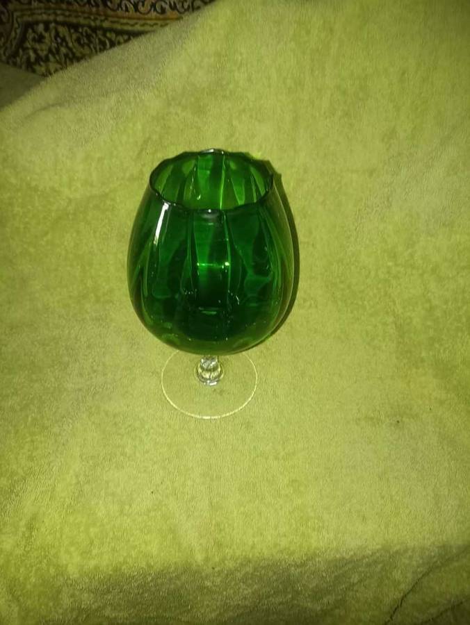 Green vintage Vase