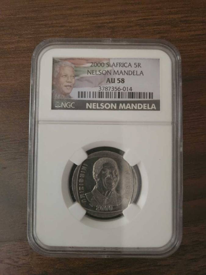Nelson Mandela R5 2000 AU58