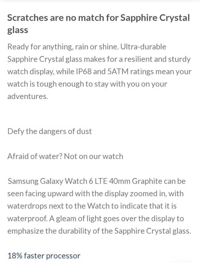 Samsung Watch6 40mm LTE