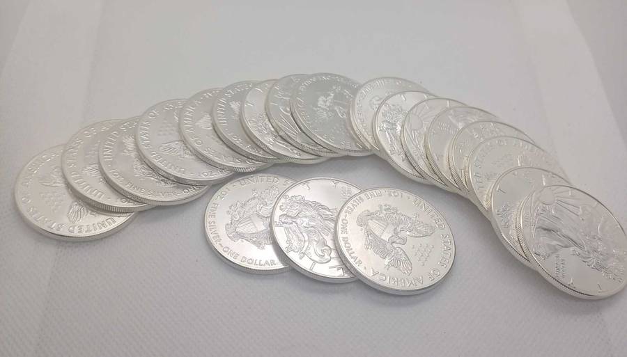 20x1oz 2015 Pure Silver Liberty coins Bid Per Coin