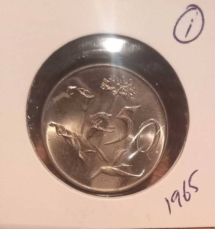 1965 50c AFRIKAANS