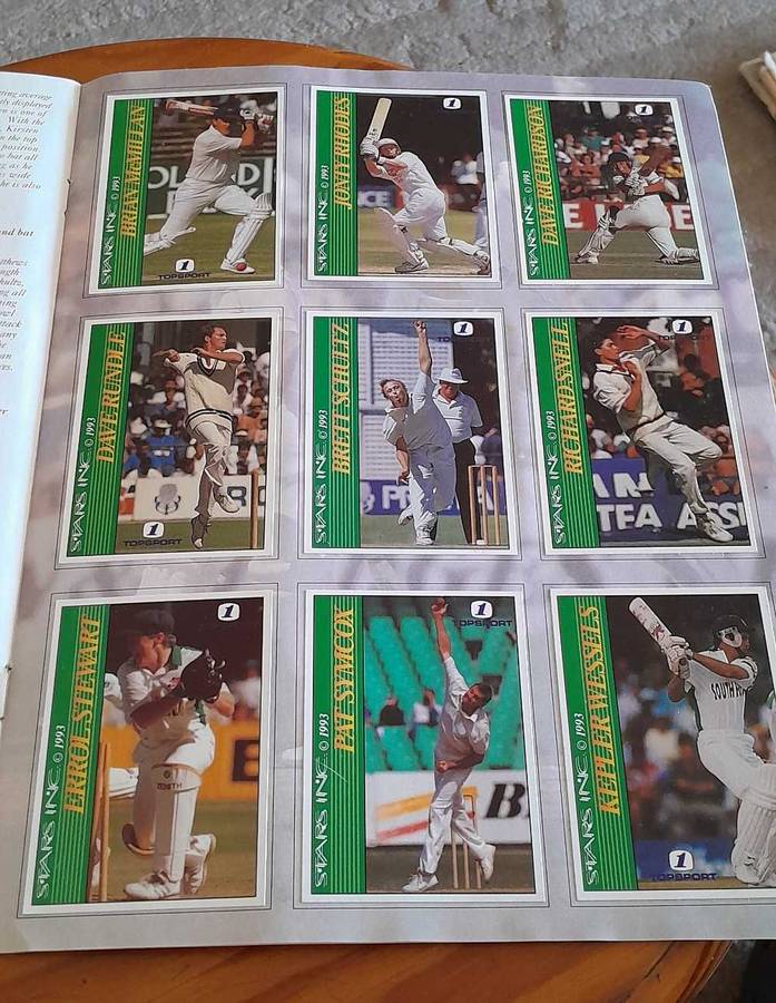 South Africa vs Australia souvenir collection album 1993/4