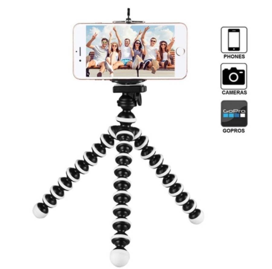 Gorilla style Moldable Tripod for phones and cameras