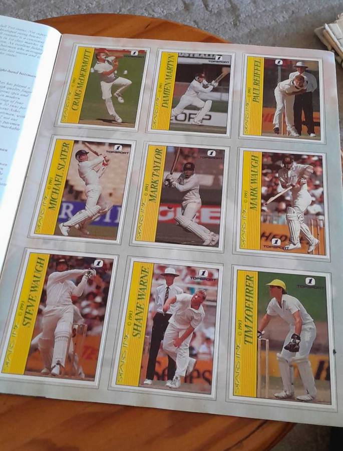 South Africa vs Australia souvenir collection album 1993/4