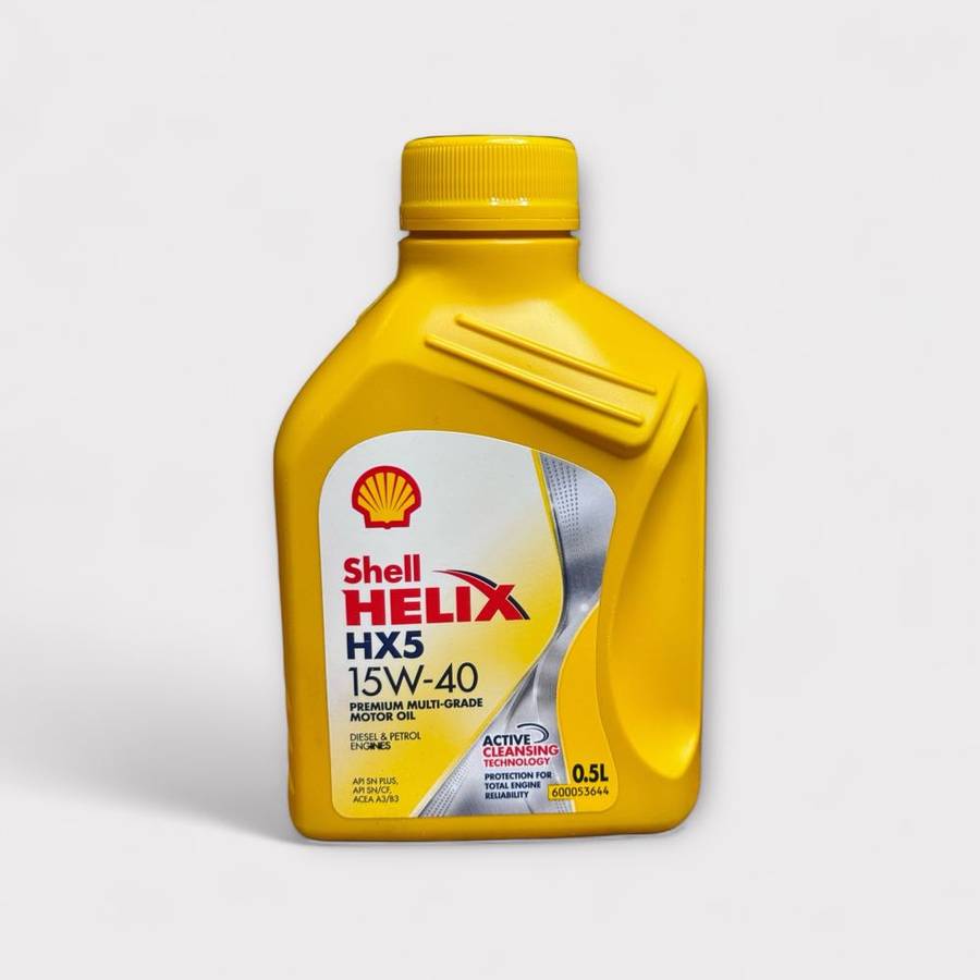 Shell Helix HX5 15W-40 Premium Multi-Grade Motor Oil 0.5L