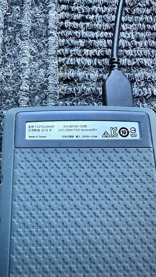 Transcend 2TB Rugged USB3.0 Hard Drive 2.5` - Purple