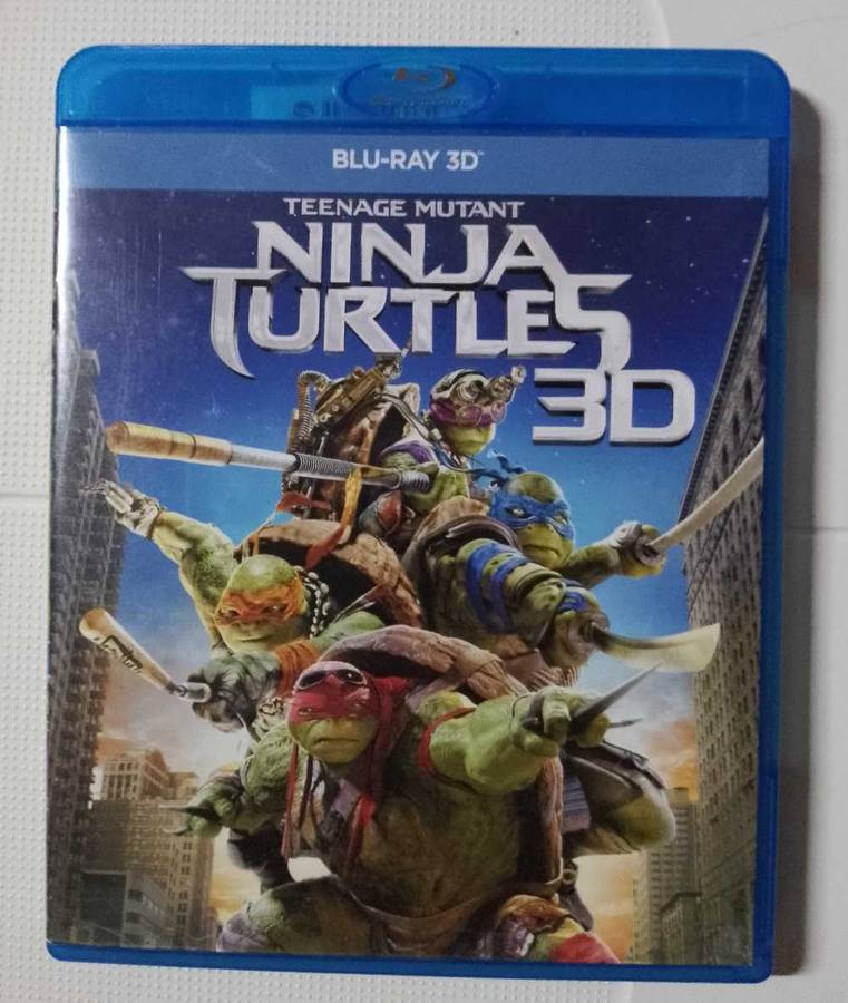 Teenage mutant turtles on Blu-ray 3D movie