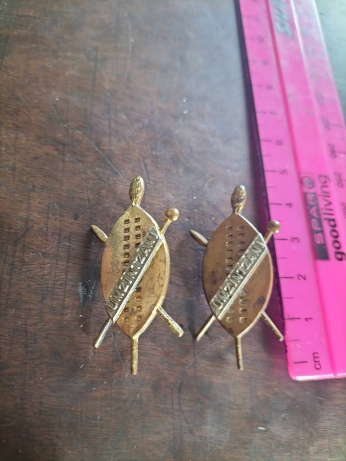 SADF Prince Alfred's Guard Collar Badge Set