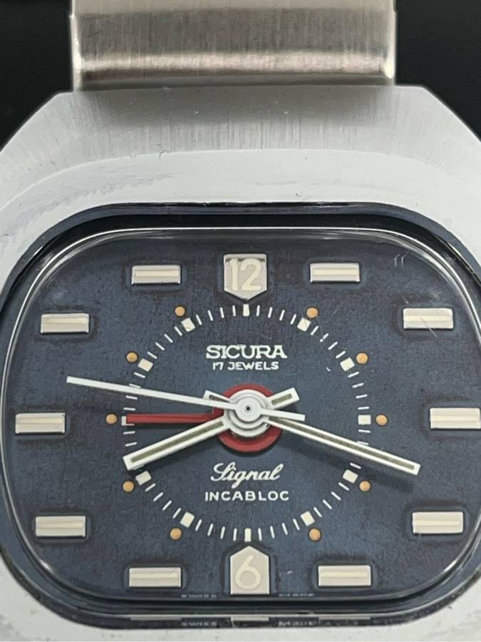 Sicura Signal vintage alarm watch