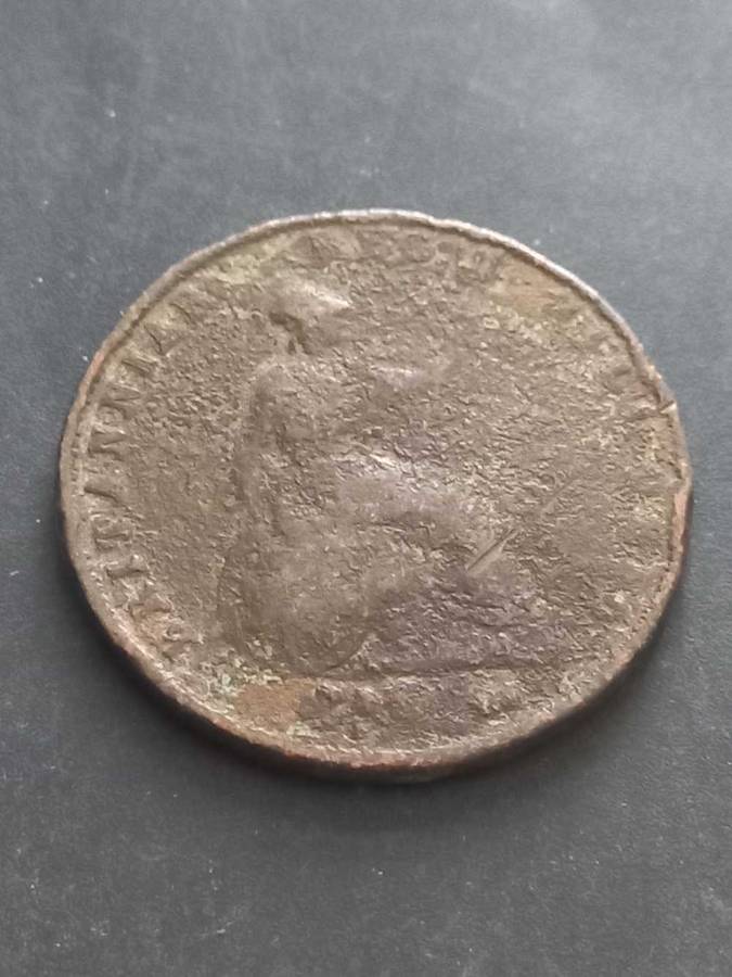 1856 Great Britain Half penny