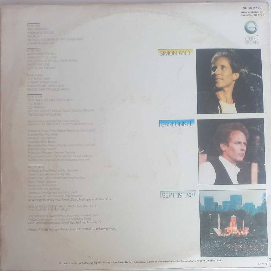 Simon & Garfunkel - The concert in Central Park 2LP