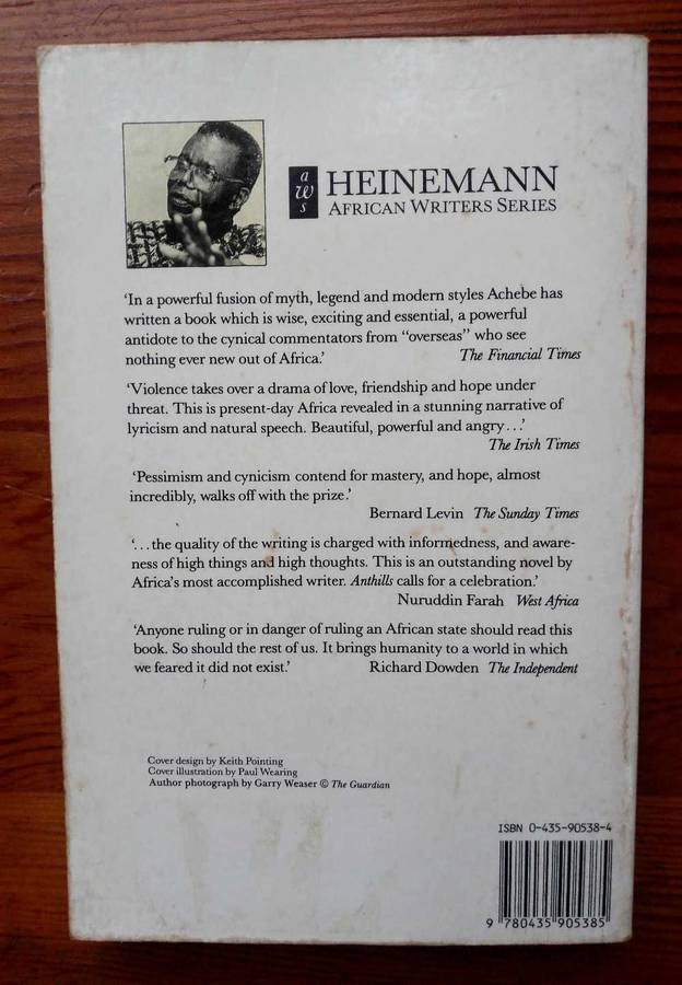 Anthills of the Savannah by Chinua Achebe