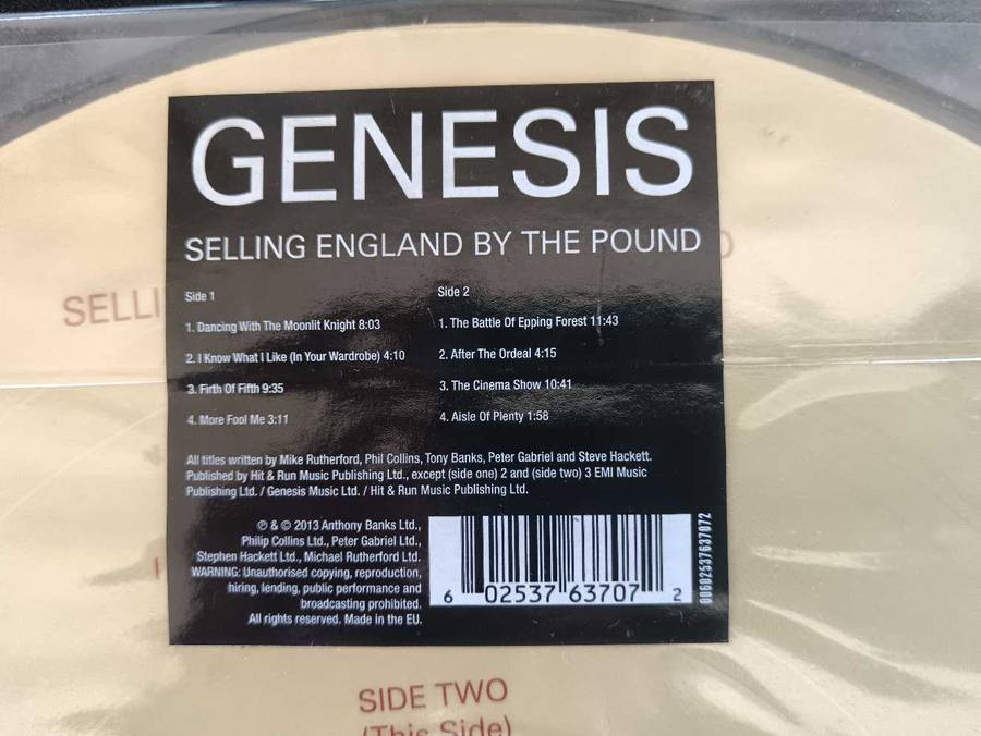 Factory Sealed - Genesis - Selling England by the Pound