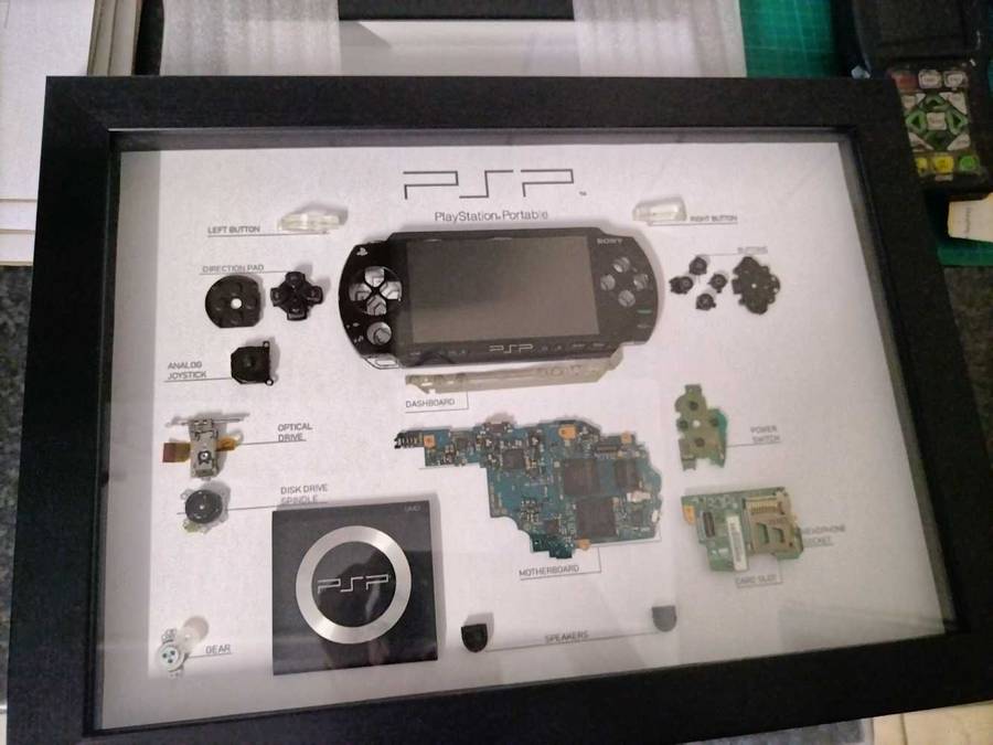 Sony Psp console wall art