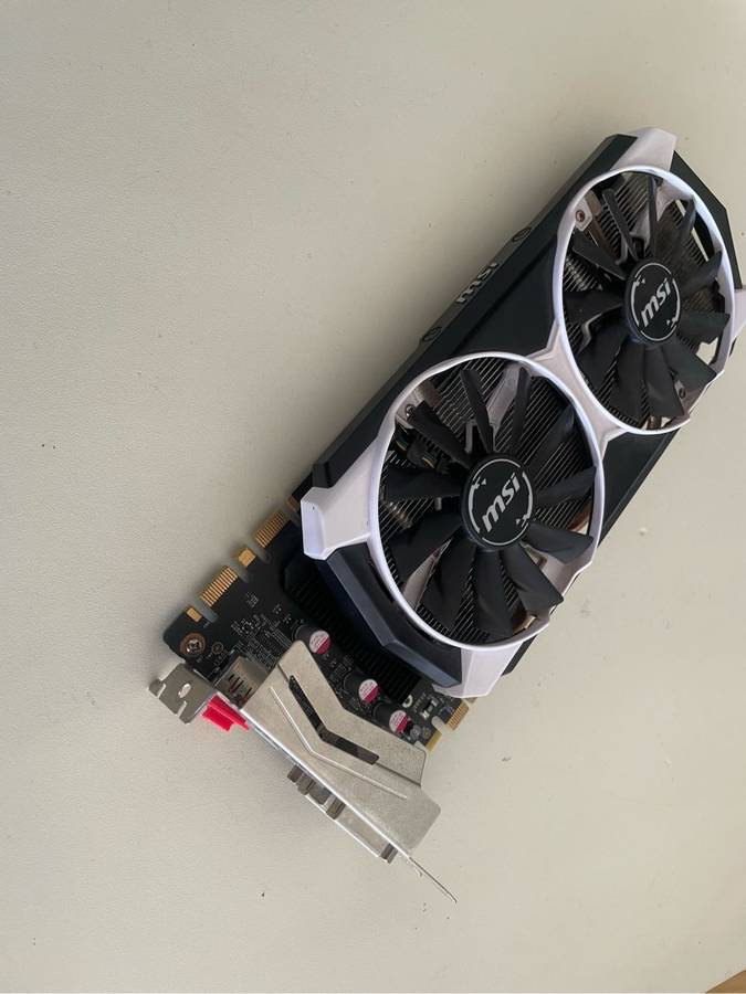 MSI GTX970 4GB GDDR5 Graphics Card**Has Issues**For parts or repair