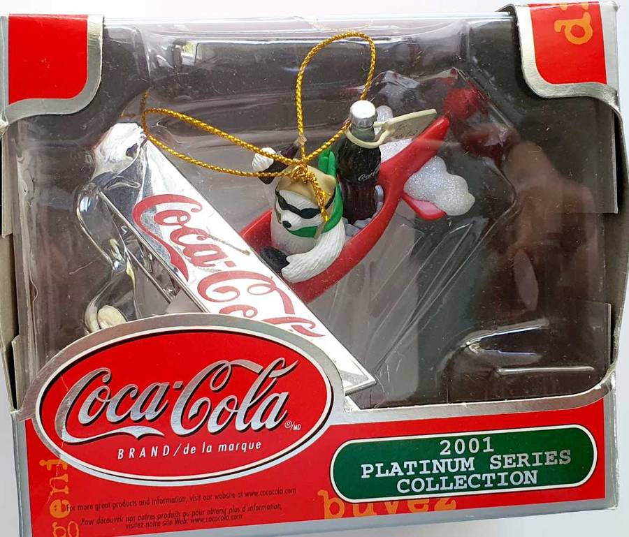 2001 COCA-COLA PLATINUM SERIES - LIMITED RELEASE ORNAMENT