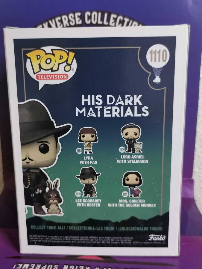 Lee Scoresby with Hester Funko Pop - His Dark Materials