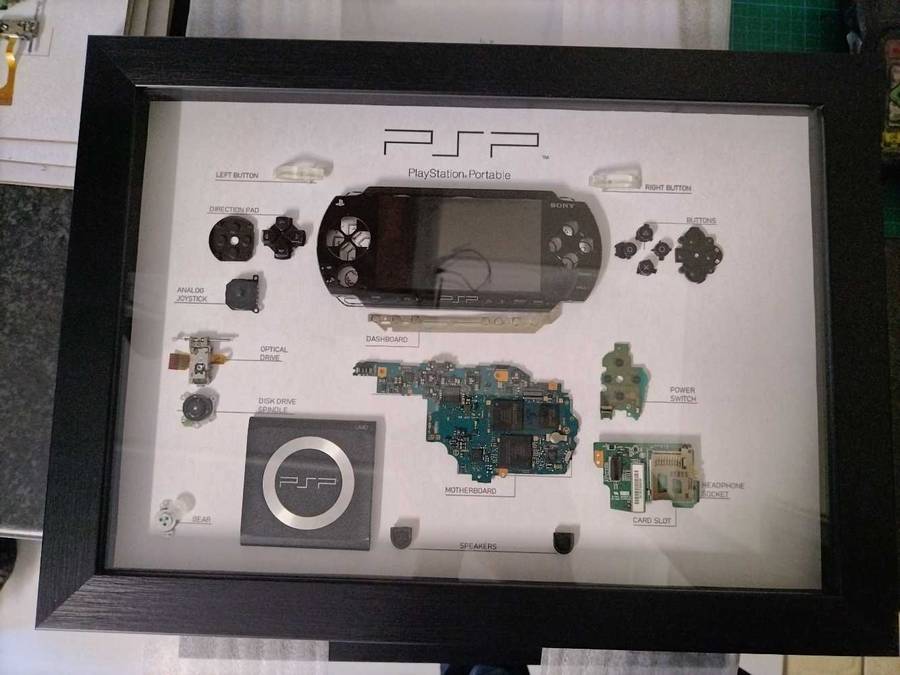Sony Psp console wall art