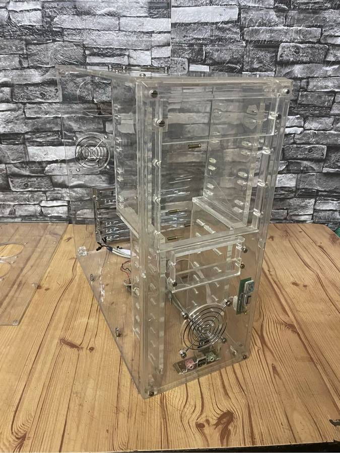 Perspex Computer Case**Super Rare**ATX Case**Not perfect