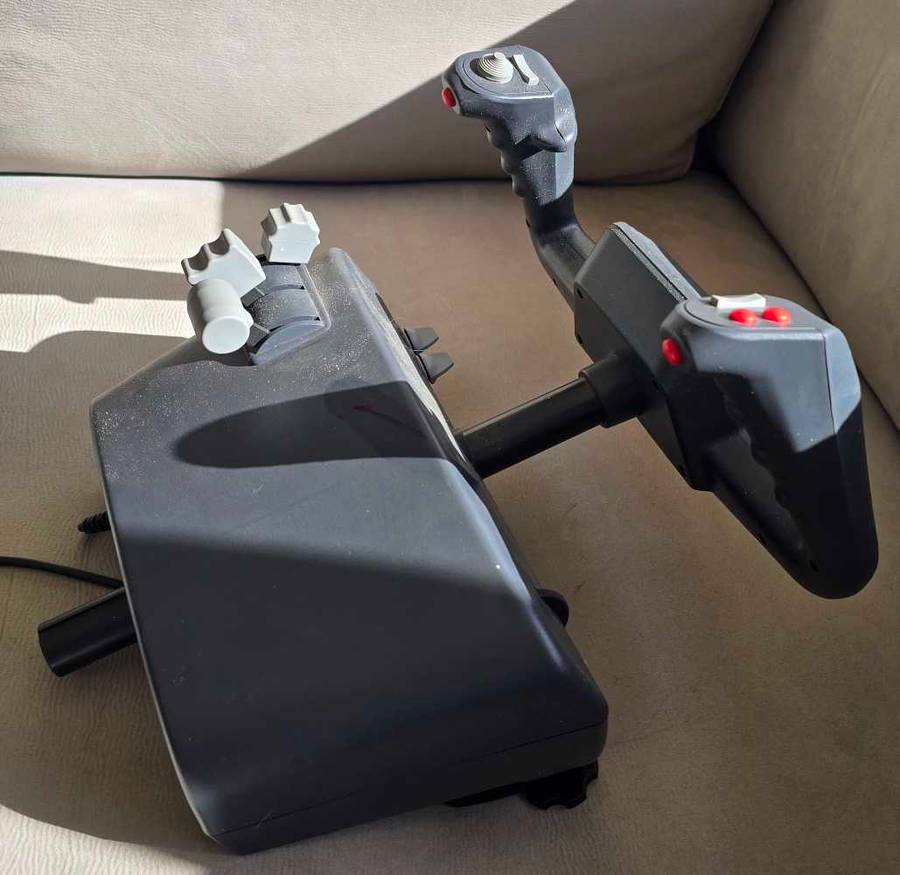 All in one flight Sim throttle and joystick
