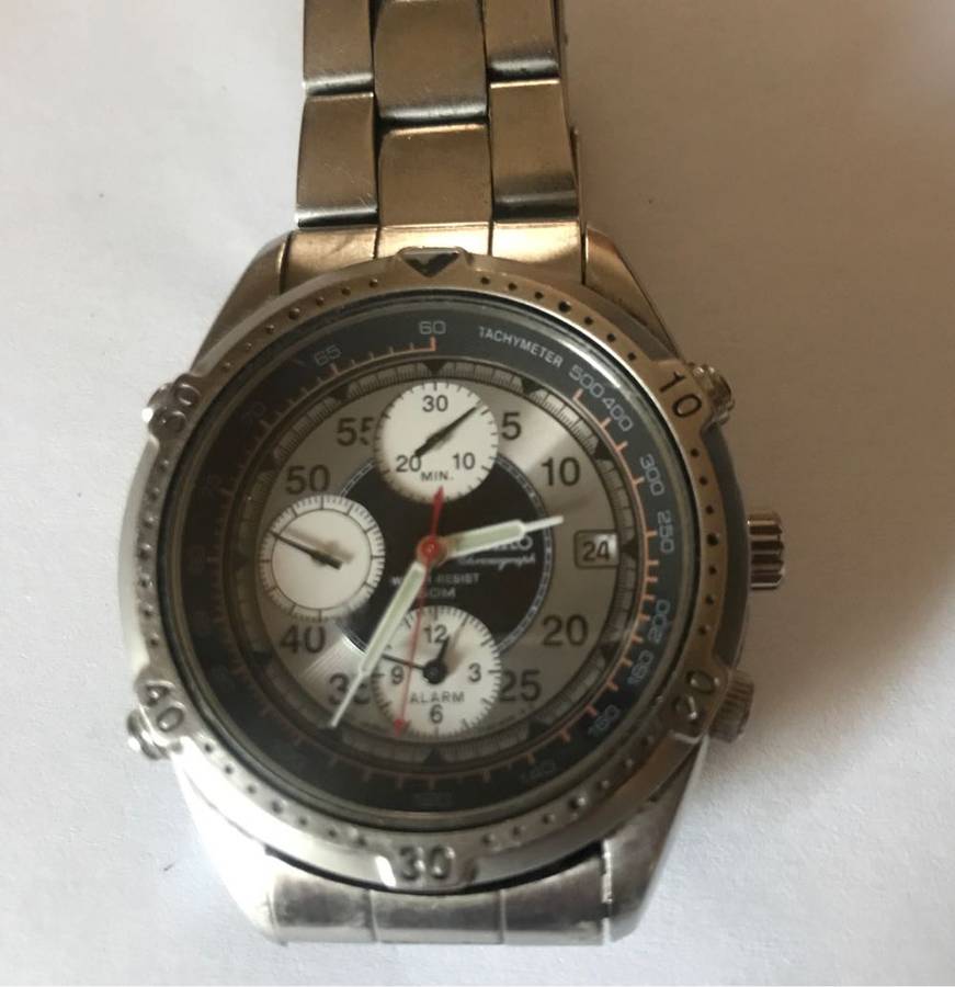 Seiko chronograph watch