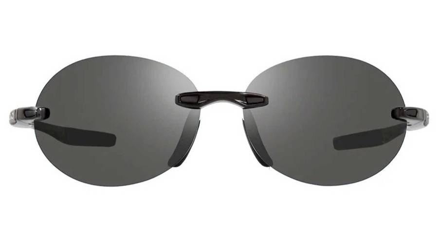 REVO DESCEND  RE1168 01 Shiny Black /Graphite 61mm Polarized Sunglasses