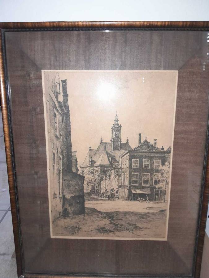 Hendrikus Roodeburg Kranesstraat den Haag Print