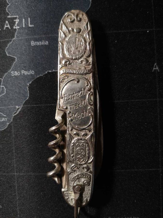 Vintage Paul Kruger and Christiaan De Wet Pocket Knife