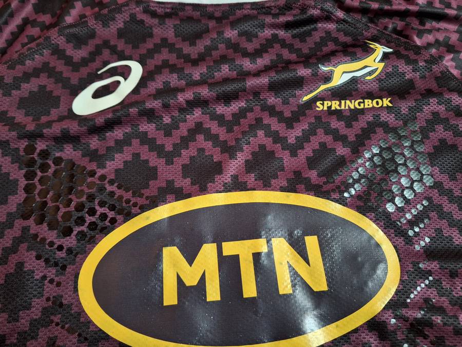 Springbok asics deep mars training jersey XL