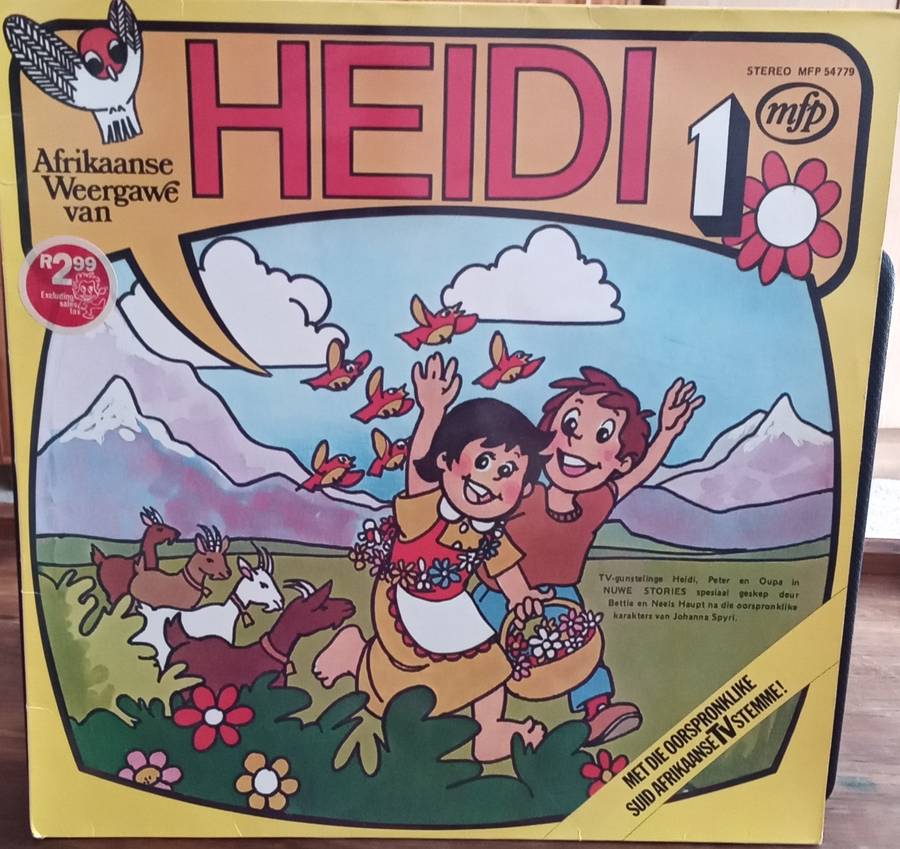 HEIDI 1 LP VINYL RECORD STEREO AFRIKAANS