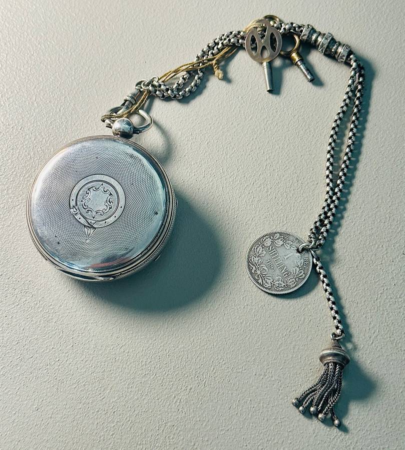Silver Pocket Watch 1869 - Boer War & President Paul Kruger Family Related